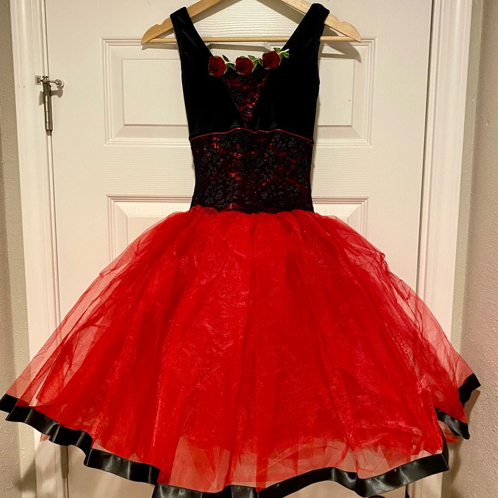 Curtain Call Red Ballet Dance Costume- Never Worn!